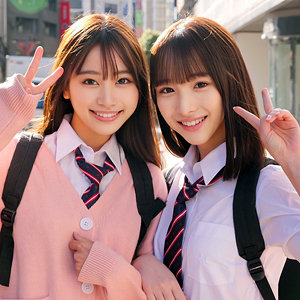 skho176【ももちゃん＆みなみちゃん】無料エロ動画AV